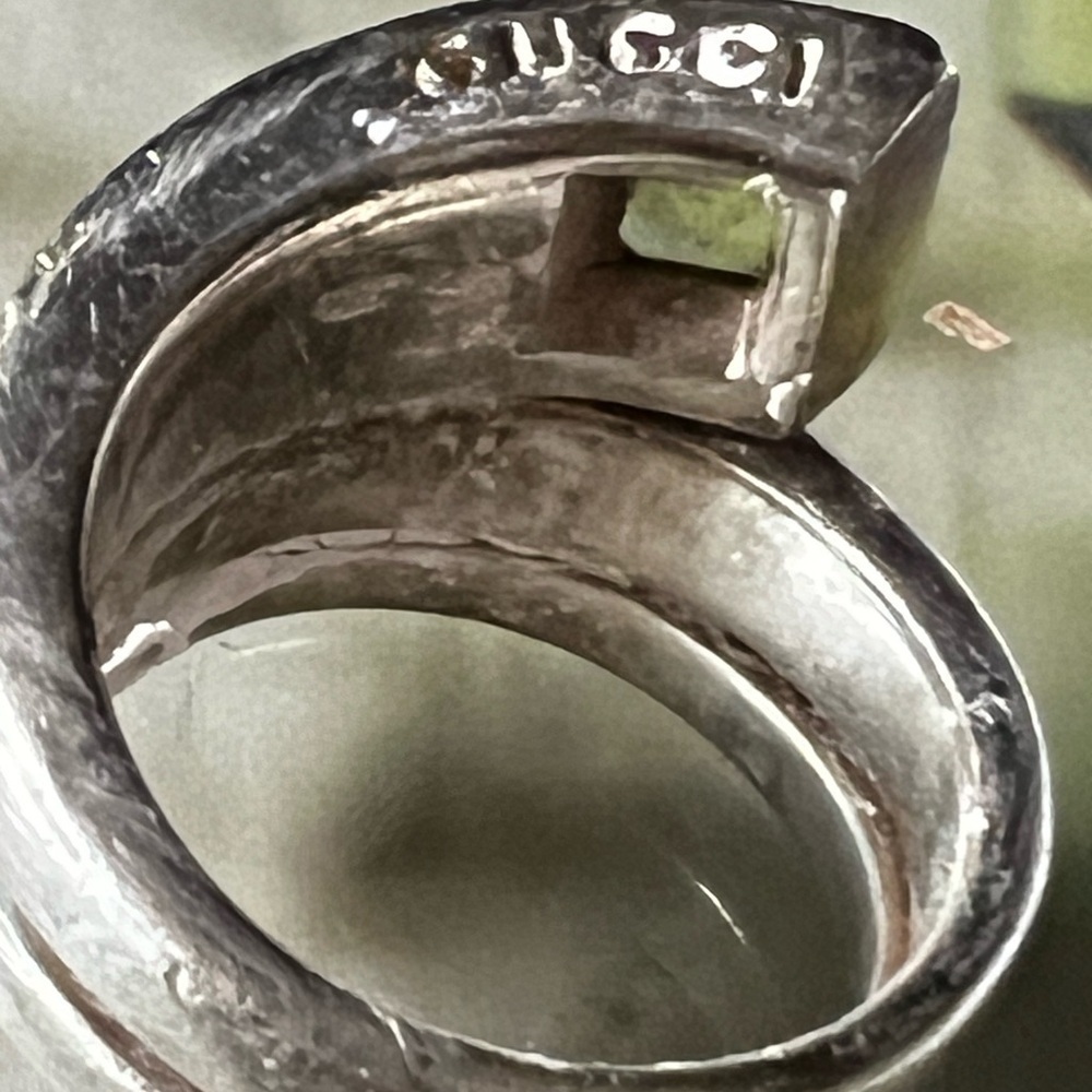 Spiral Gucci Gemstone Ring - Picture 3 of 7